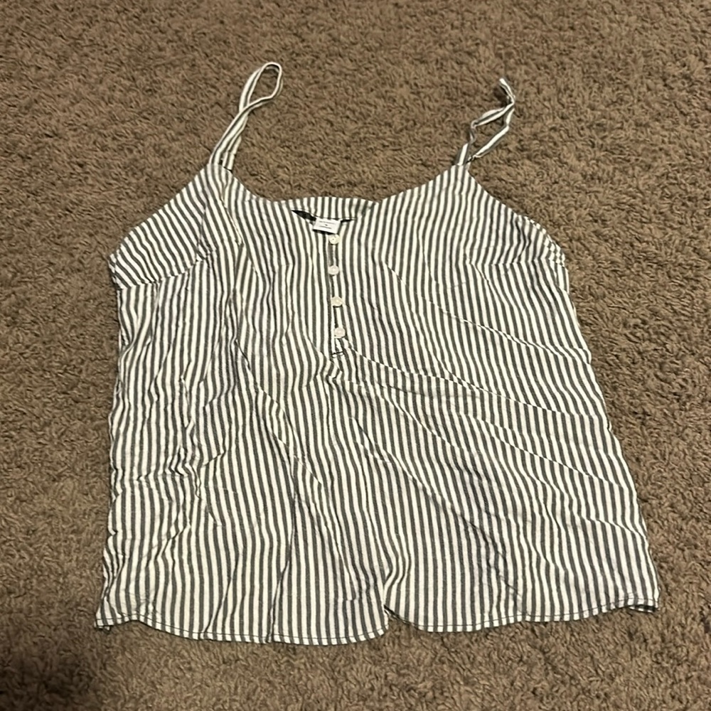 Pin stripe tank top